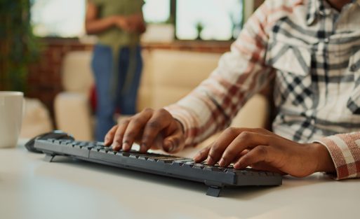 Male employee typing online information on computer, analyzing web data to create business company report, work from home. Doing remote job with sales and corporate freelance. Close up. SSUCv3H4sIAAAAAAAACjxR227bMAz9FUPPUSBZkm3lbe0uxbCheehQYPVQ0BKdCFGswJY7FEX/fbTb7kkicS7k4QvrYAqO7V5YiHGe8gg5pIHtxIaNOHgc1+/TqCqx/iCsD/qQ0xggrlUH2R0HOCPbDXOMrxs2ZcjzhBMJU+Ug44Hga/3h+PCy9NmO7TFdIjIizR2VP8PkMEYYMM0Te918wO6QPFJMh+f/0Ot0vswZR4L9odEOOLjnxZEsR4wI6wAPzJR1U9decWuqhmujNLelAN51rkONUrnSkqbqS90L43gN1hKstoQQjjsPotRaIPQNwbrelrYEx9GRhq51z0EZy9FbavRGSOMJhsIao0ij0h3BKnS86WTF+0rWfWmbSmrPaOrTX1rg/B4UzD6kJaOn5CBSU1HzMgYXhsMbIuXjchMKJc1DHmldJmtNfjGlC3SU464nJm7YEaaJMP69sZyB7pvObzpDyks4jJierrPIKFVKpbXVWlVW1cosOa93PAYiLl4Lk77uFPz7xIH0mTe2qkVf8sZ7ybXzFQdtOt454aCxtPsqNl9iAp+XBYnZp/G8HnaEiSJYV6ClL5CP1Py9a9v9ze3dbdvKbfFrZVIIxf6Ycpra1hq9Lb5+Ka4iuFNxnUgbi5t0xoIXVxTYqbiHGIsf4YlYq8bnNGDbfhJl9SiUbKSU4vFaWrkVwlbamHr7ff+Nvf4DAAD//wMAQS83JhIDAAA=